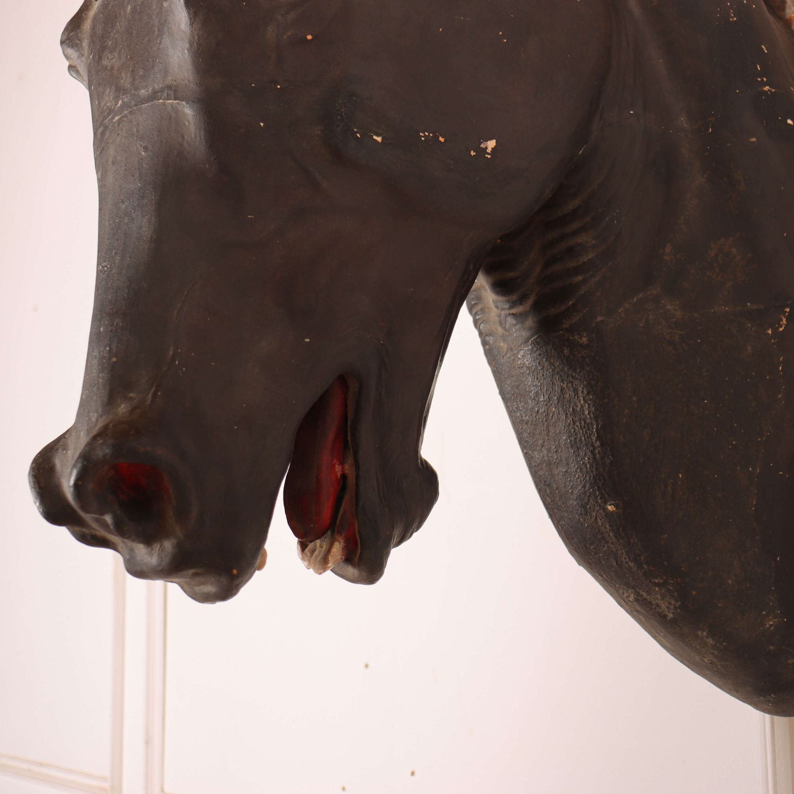 19th Century Spanish Horses Head photo vintage