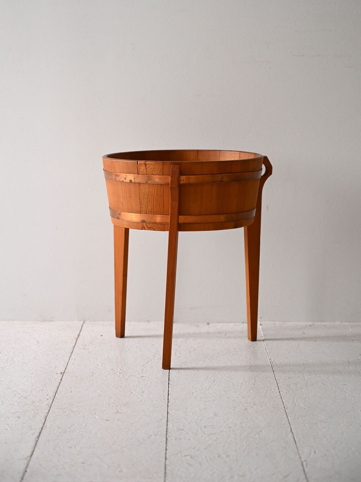 Vintage Scandinavian Teak Flower Stand From The 1960s photo for sale