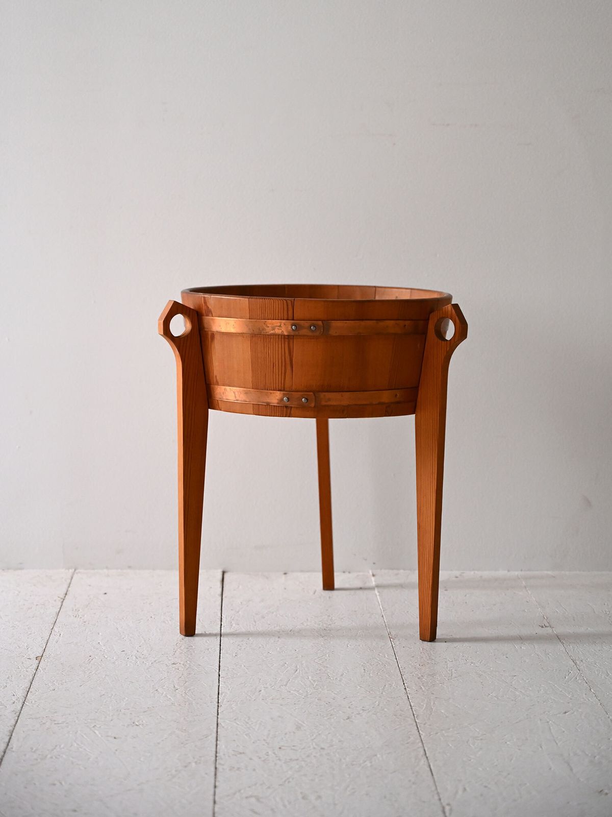 Vintage Scandinavian Teak Flower Stand From The 1960s photo Home Decor