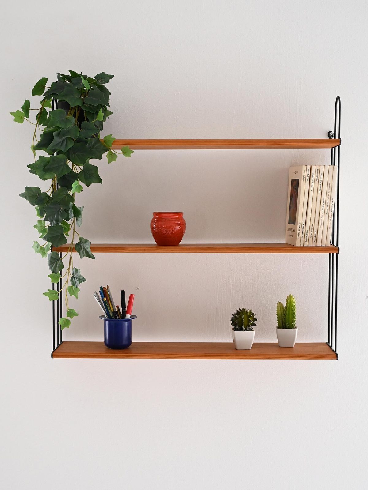 Vintage Scandinavian “Hylla” From The 1960s In Oak And Iron