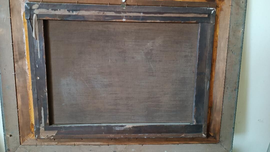 Art 19th Century English School Oil On Canvas photo