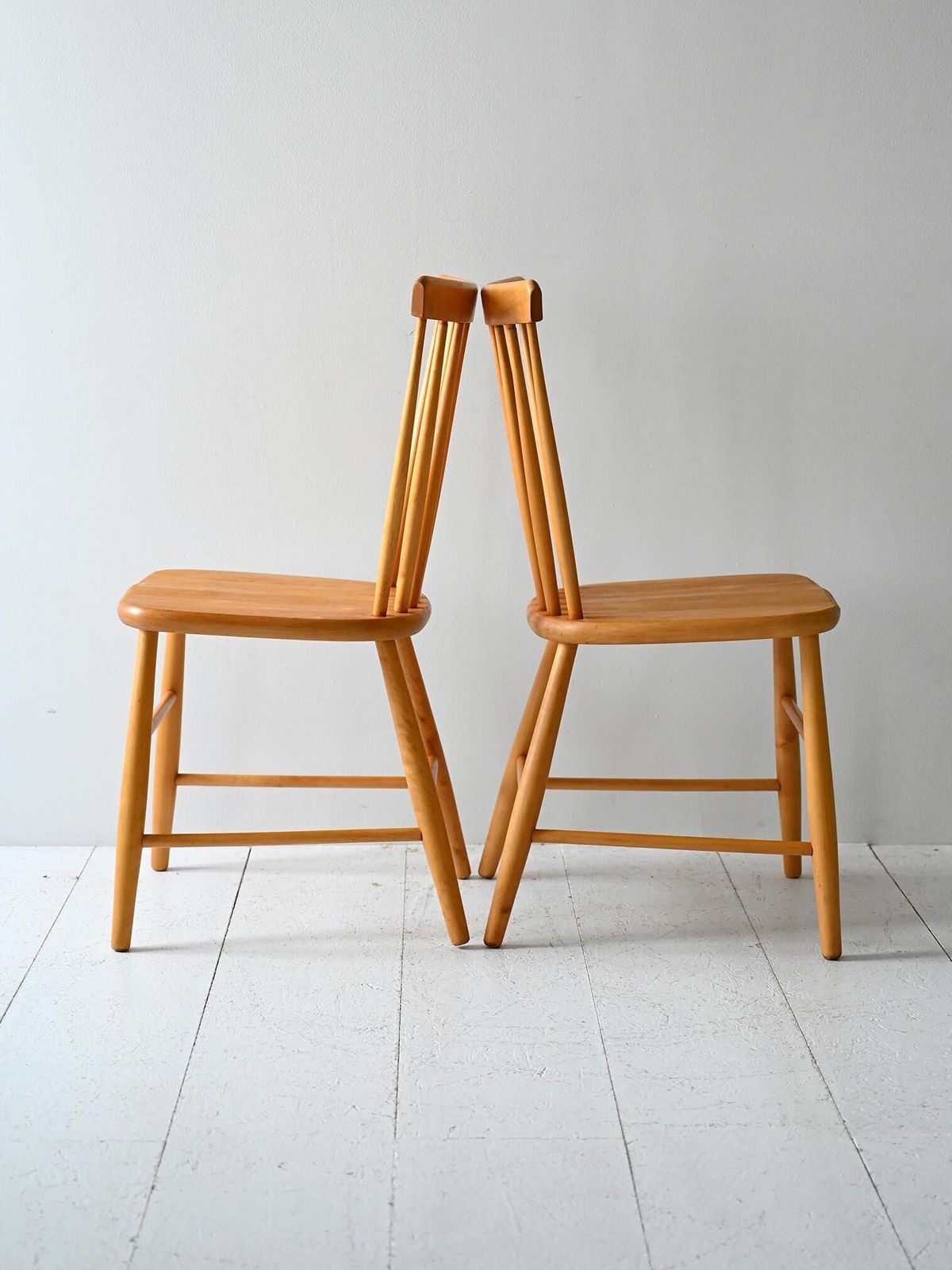 Pair Of Vintage Scandinavian Chairs, Pinstolar Model photo Furniture