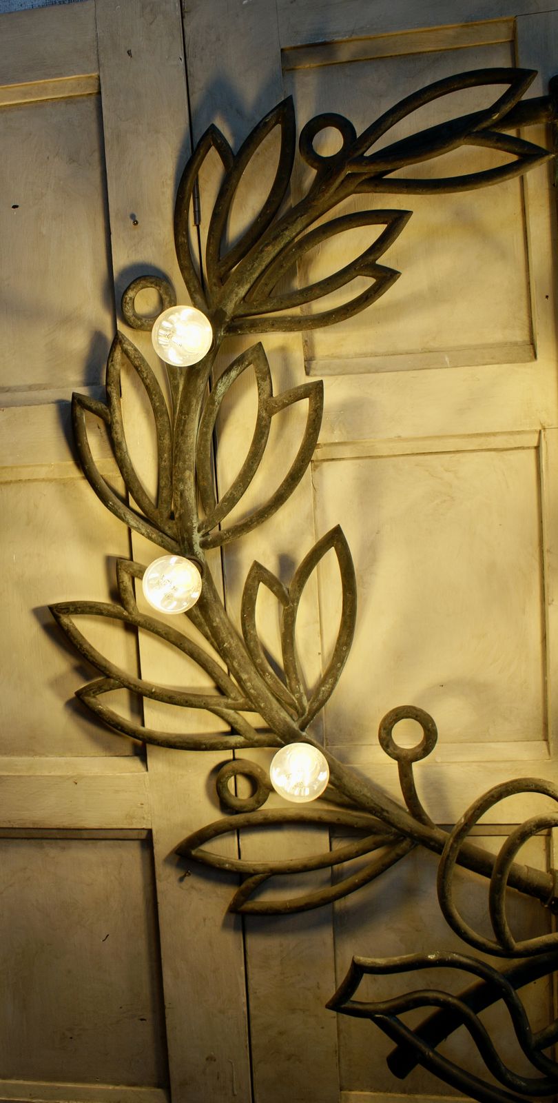 Antique Copper Architectural Element Wall Light photo buy