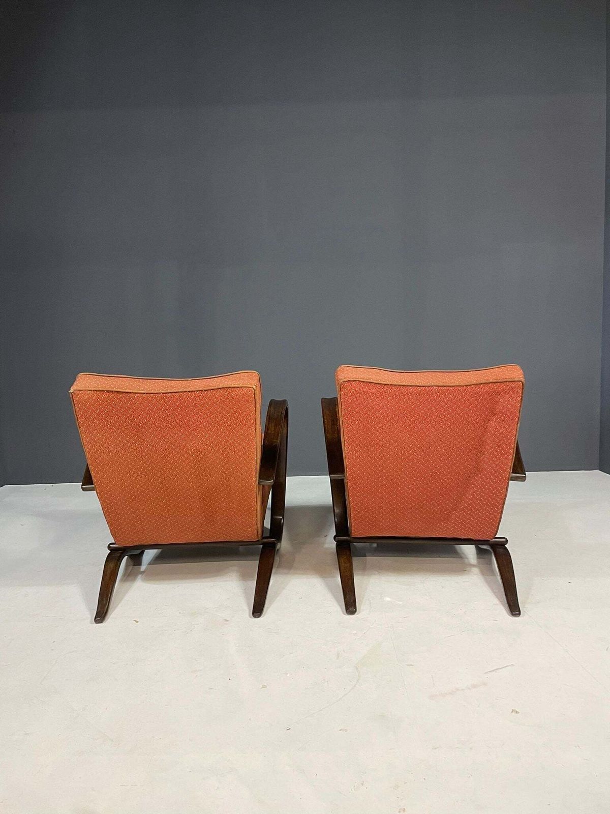 Pair Of H269 Lounge Chairs By Jindřich Halabala, Czechoslovakia, 1930s photo 6128.0