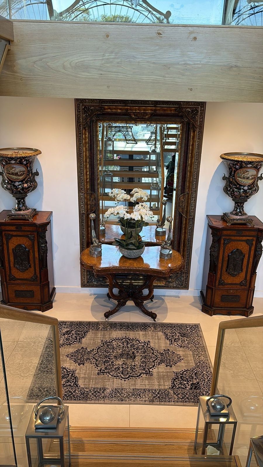 Exhibition Quality Pair Of Antique 19th Century Amboyna And Carved Ebony Pedestals photo Home Decor