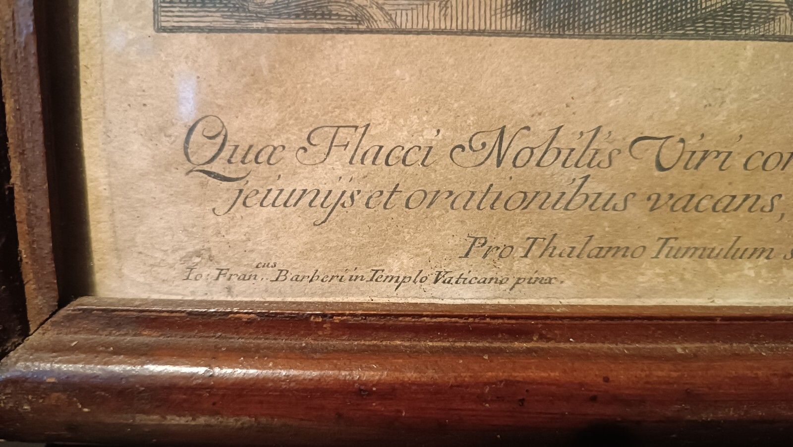 photo for sale Engraving Of 700 "Inc.Jacob Frey" Biblical Scene Saint Petronilla 1731