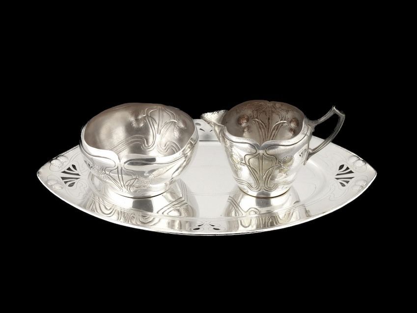 Art Nouveau Coffee Set Wmf (M. 1853) C. 1903 1909