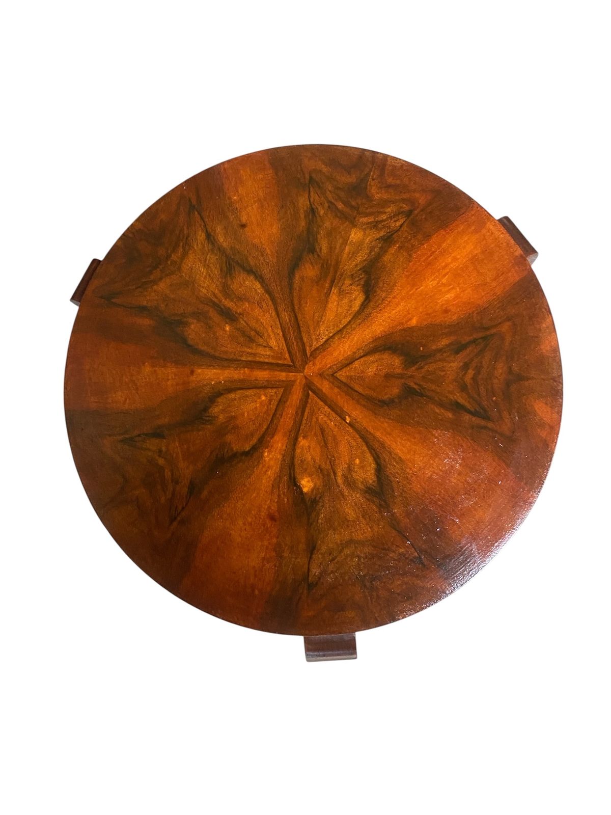 Rare 1930s Walnut Bentwood Round Table Designed By Alvar Aalto photo for sale