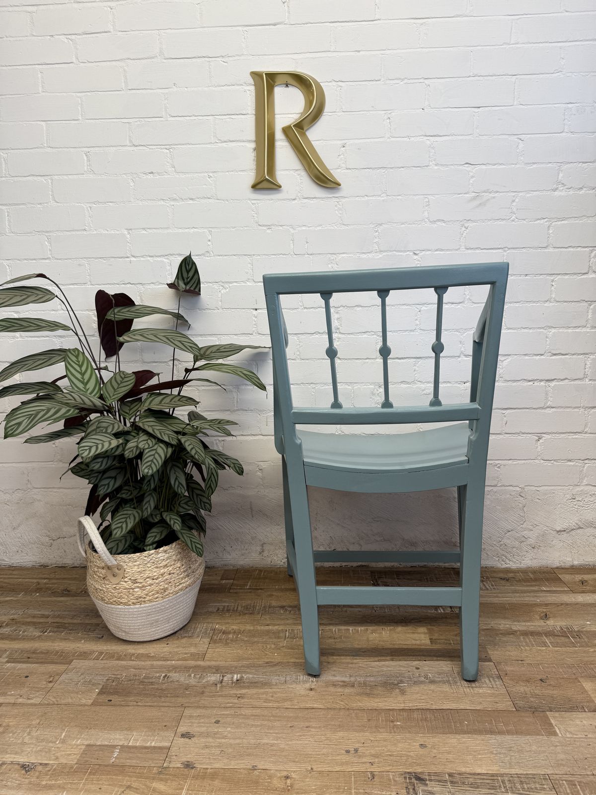 photo furniture Vintage Armchair In Agean Teal | Art Nouvea