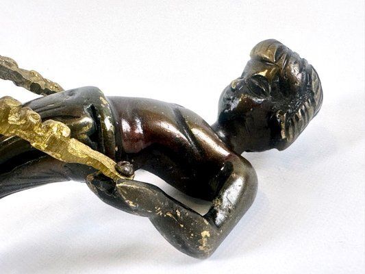 Large Antique Bronze Cherub Door Pull Handle photo buy
