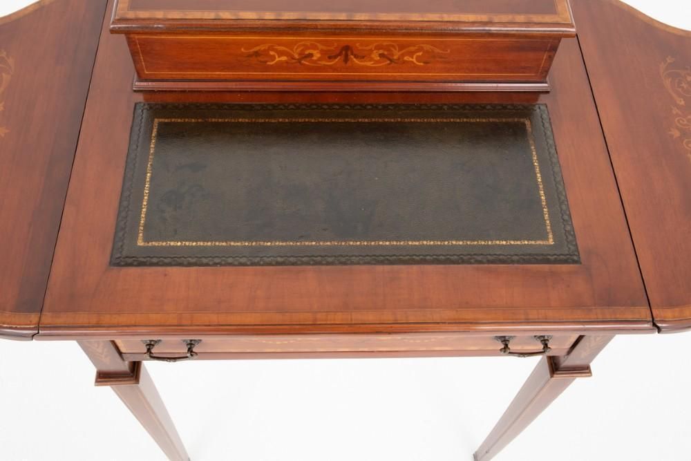 Sheraton Desk Ladies Writing Table Revival Mahogany photo 1450.0