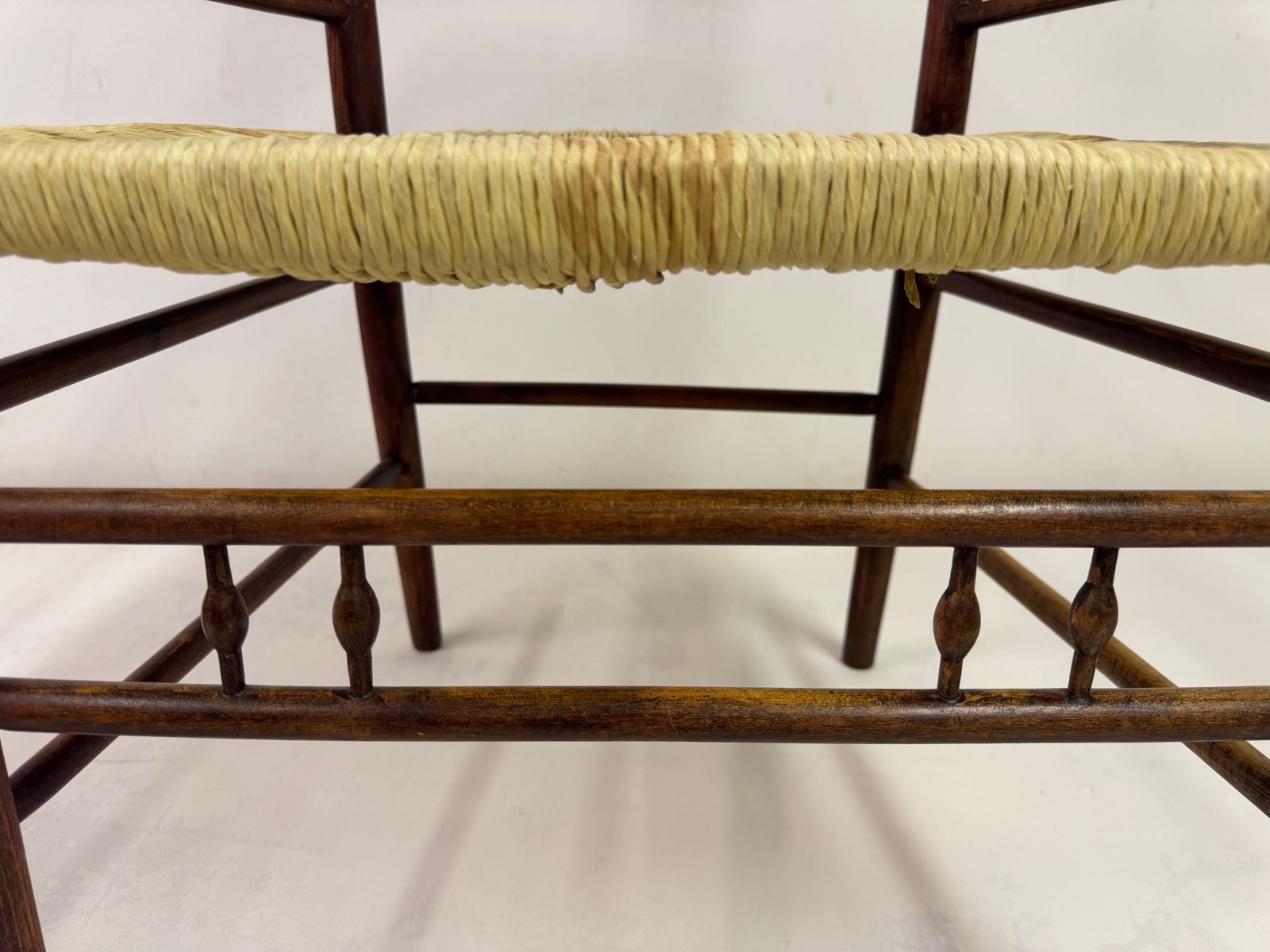 Arts And Crafts Armchair In Elm Possibly For Liberty & Co photo 975.0
