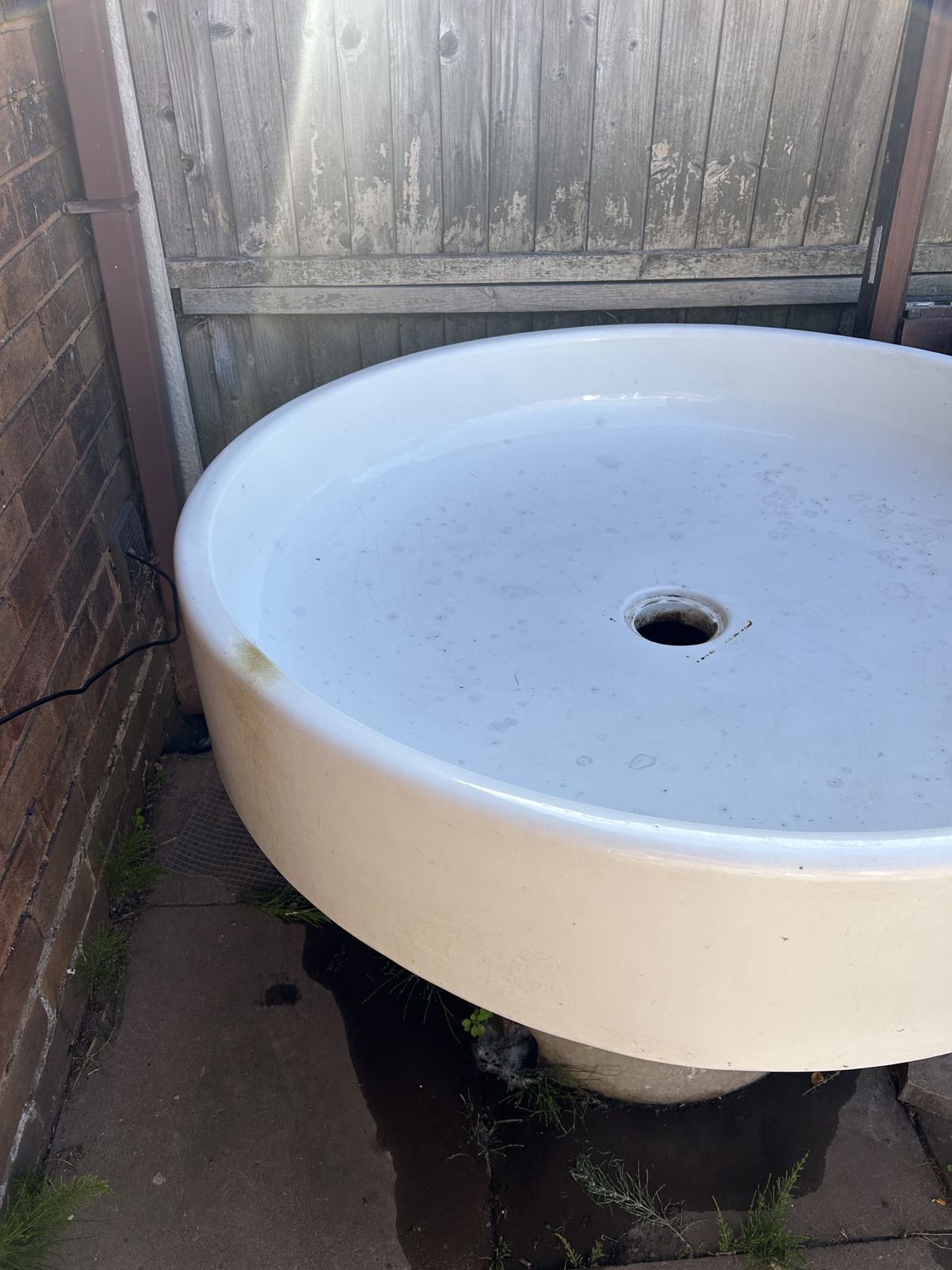Large Freestanding Circular Sink By Royal Doulton photo furniture