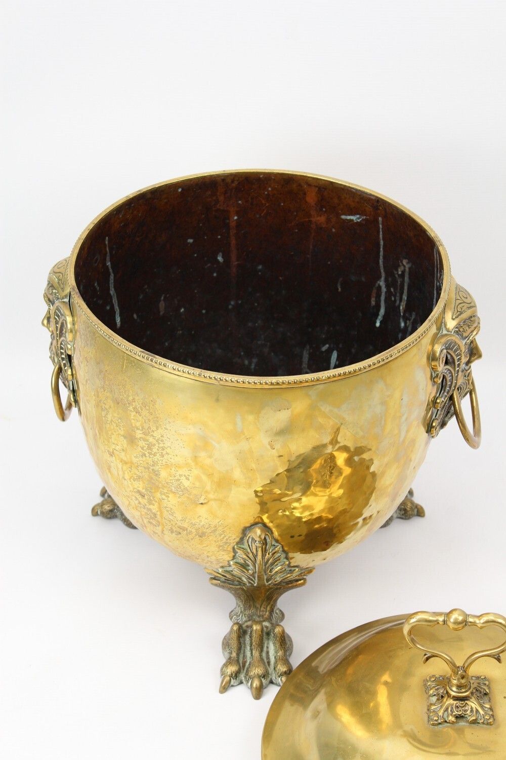 Large Victorian Brass Coal Bucket By William Soutter & Sons photo vinterior