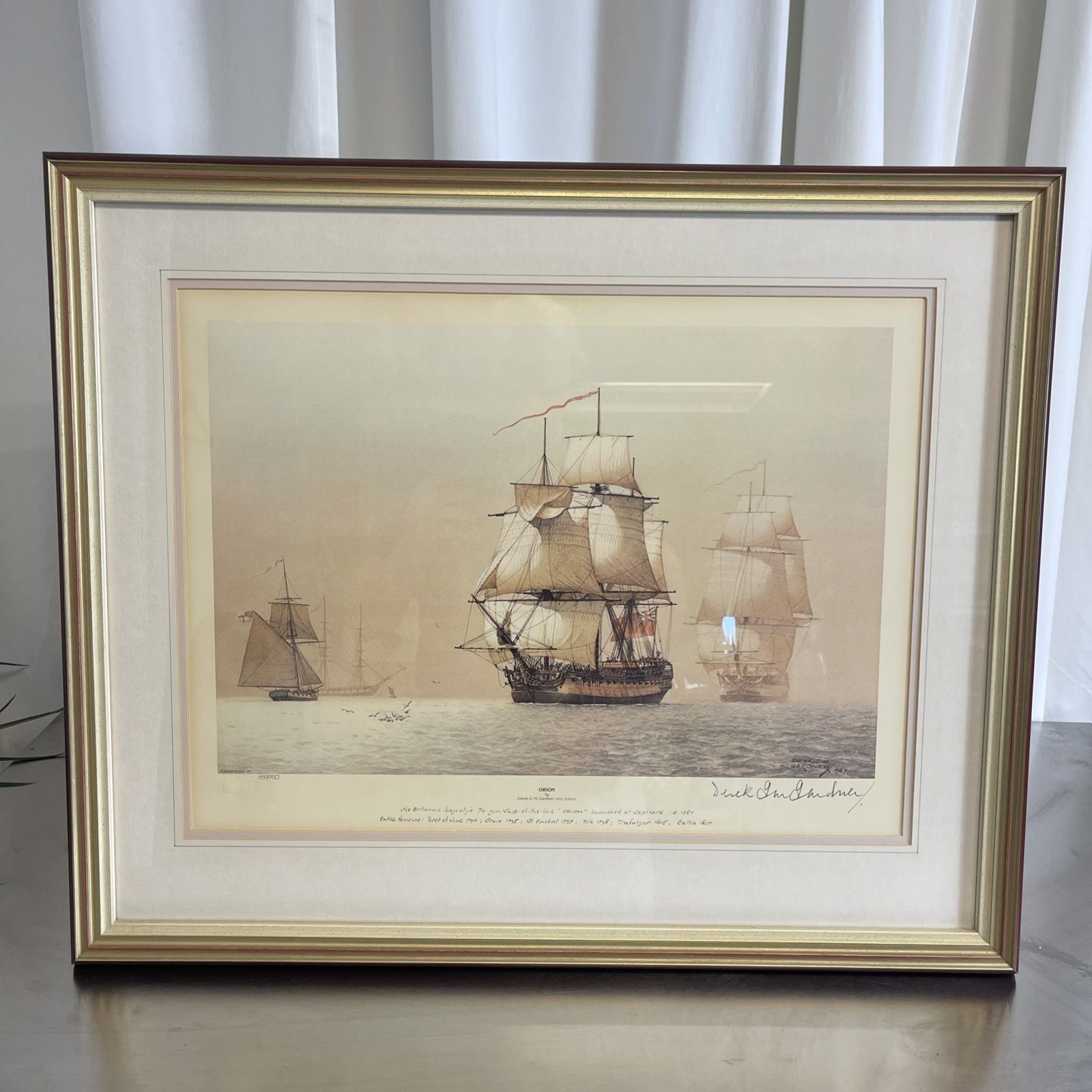 Derek Gardner Fine Art Print Limited Edition Seafaring