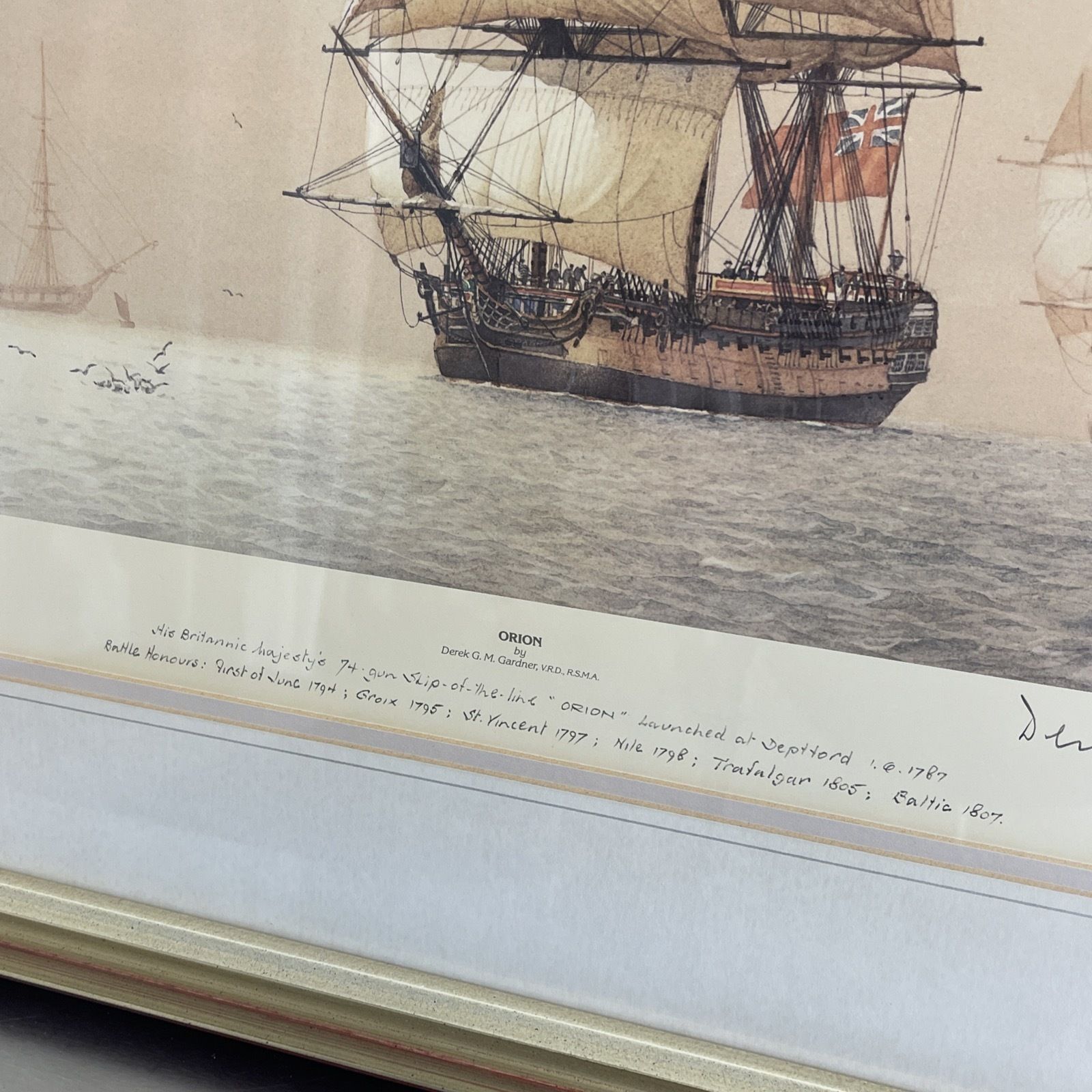Derek Gardner Fine Art Print Limited Edition Seafaring photo for sale