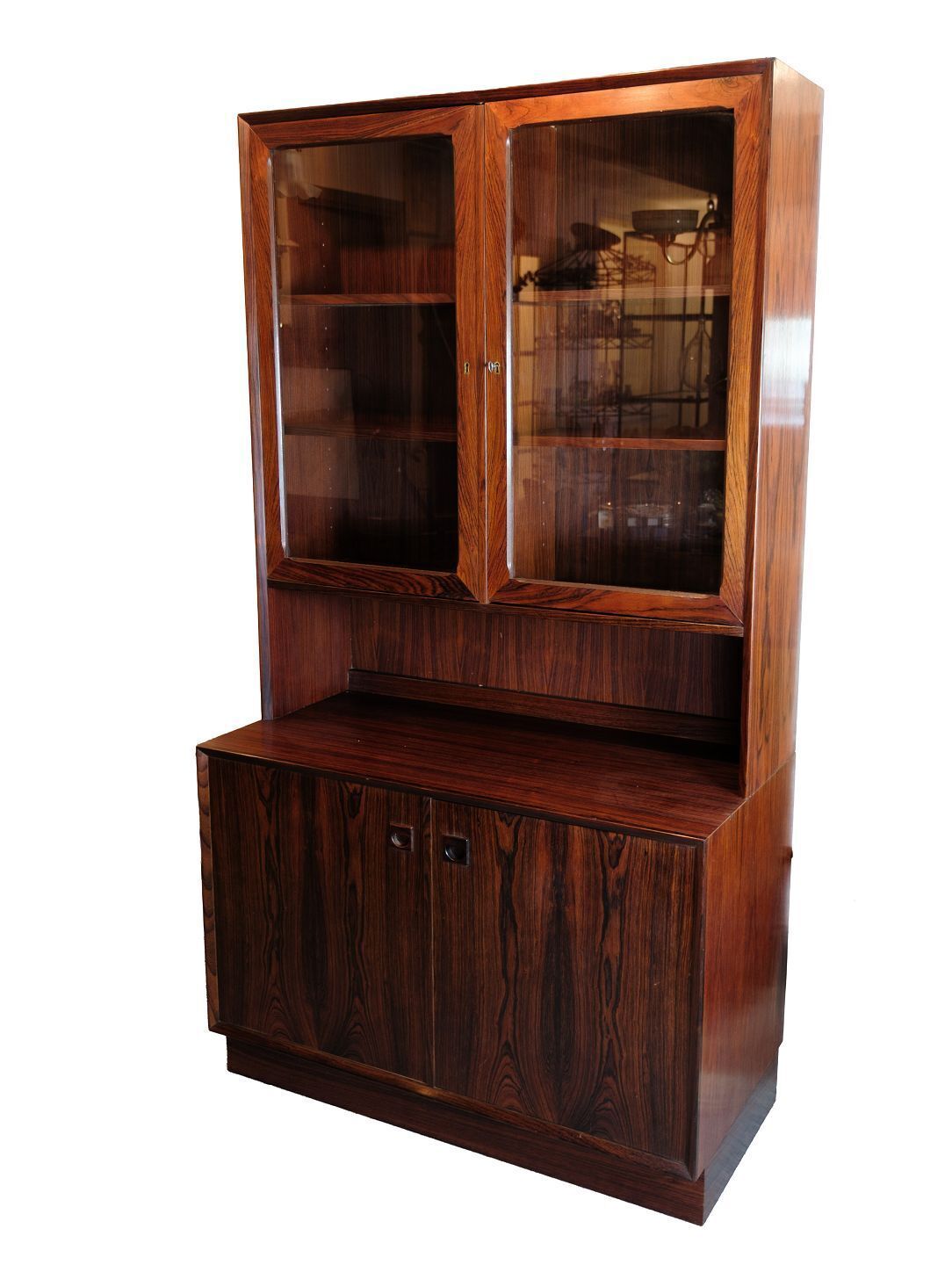 Display Cabinet In Rosewood By Erik Brouer For Brouer Furniture Factory From 1960s