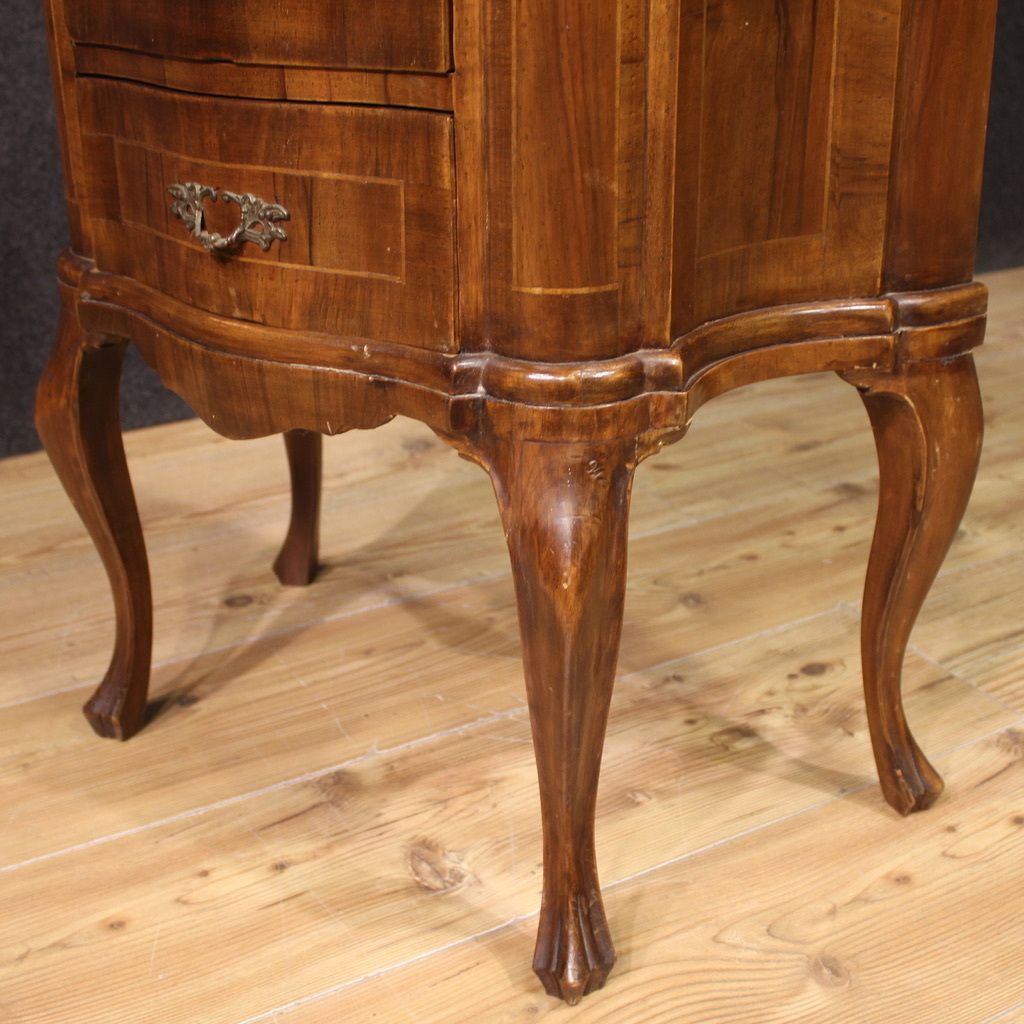 Furniture Pair Of Venetian Bedside Tables From The Mid 20th Century photo