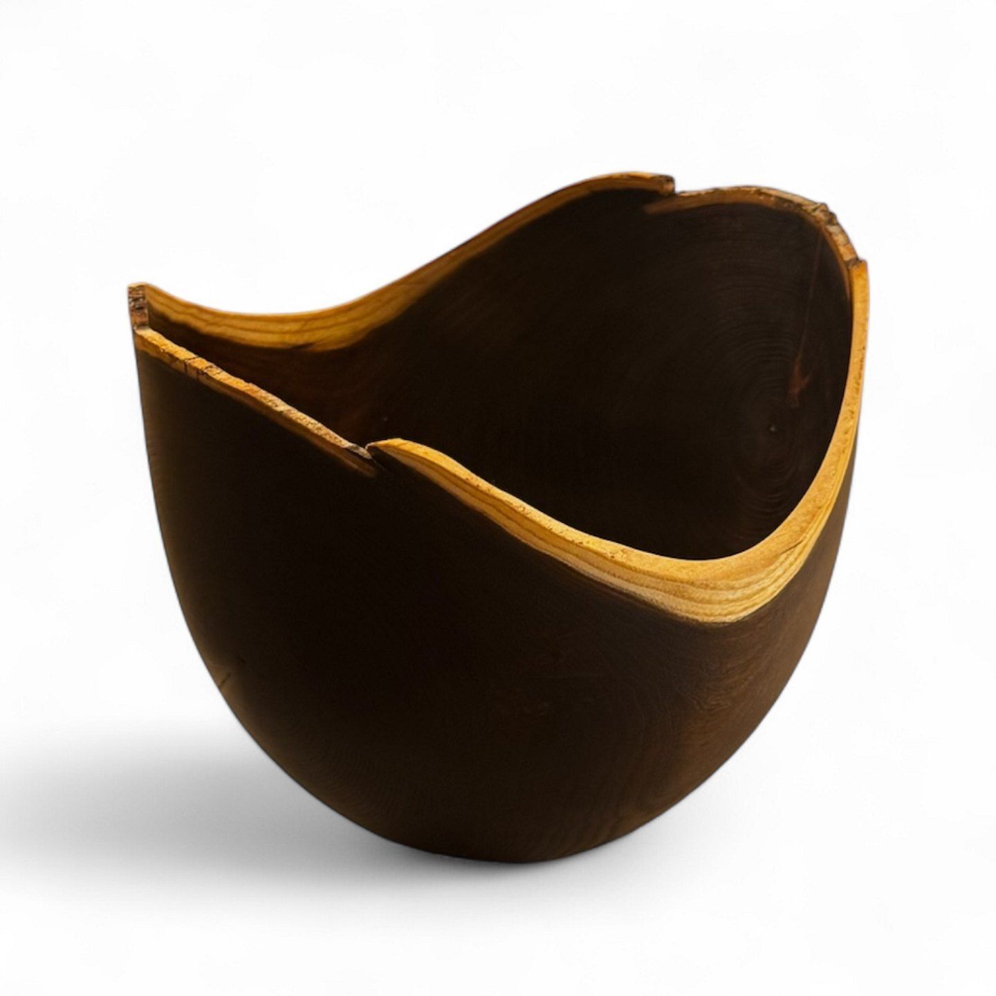 Wooden Bowl In Laburnum By Hans Henning Pedersen For Gudhjem photo furniture