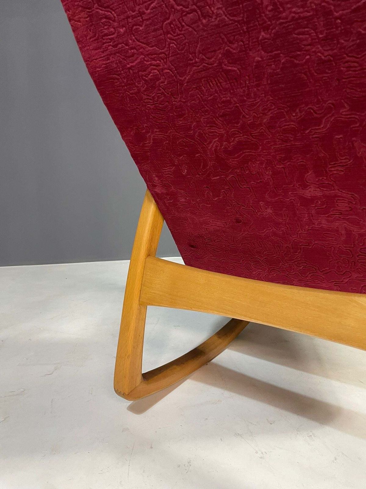 Mid Century Bentwood Rocking Chair By Ton, Czechoslovakia, 1960s photo for sale