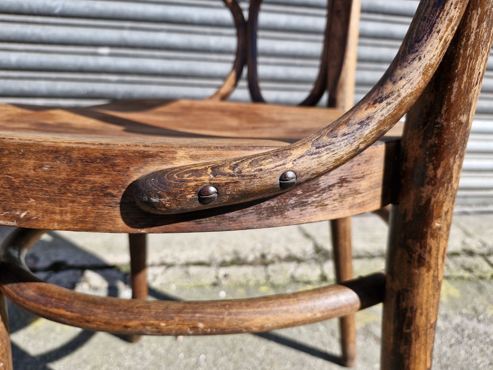photo buy Unusual Bentwood Thonet Chair With Writing Tablet / Reading Arm