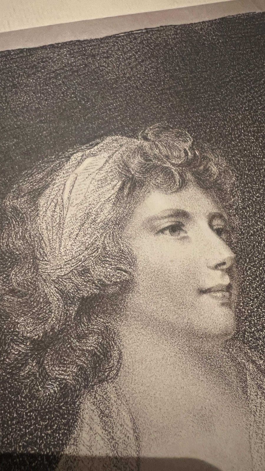 Antique 1802 Portrait Engraving Of Charlotte Fitzroy Countess Of Euston By Charles Wilkins photo vinterior