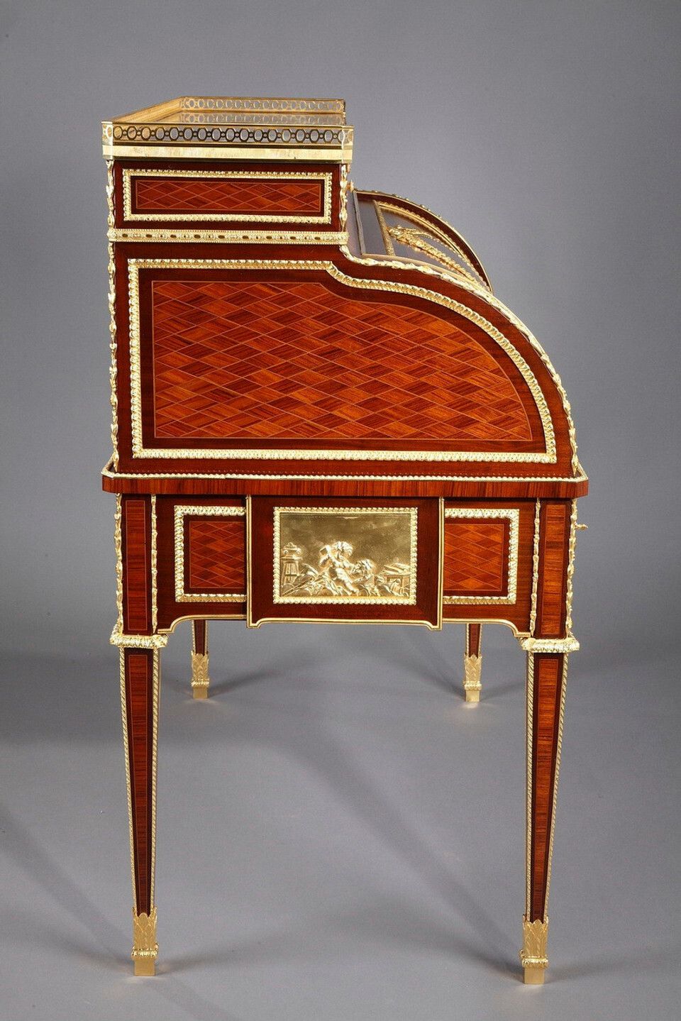 Cylinder Desk After A Model By Riesener, Attributed To The Maison Beurdeley photo furniture