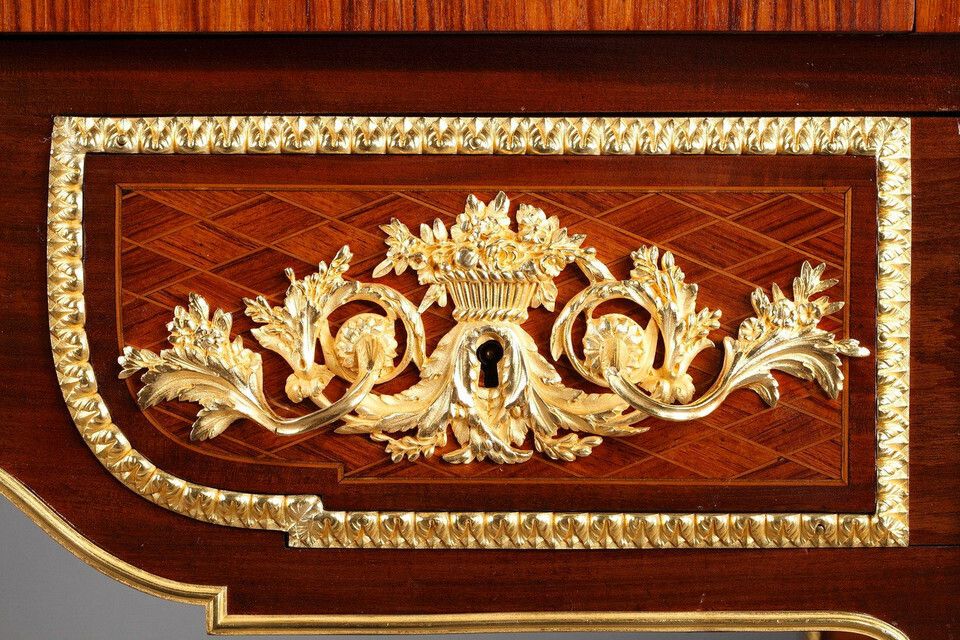 photo buy Cylinder Desk After A Model By Riesener, Attributed To The Maison Beurdeley