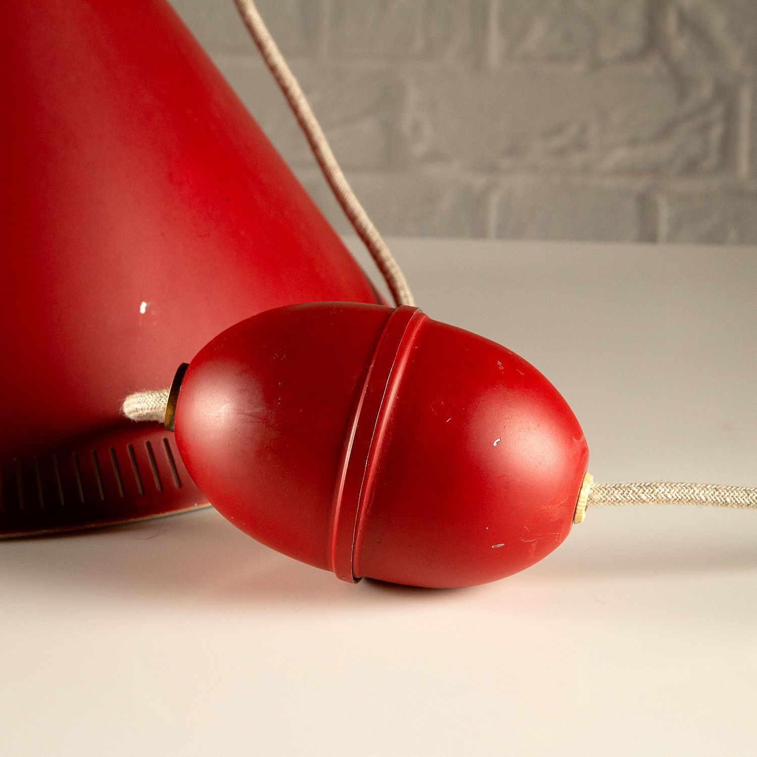 Kegle Rise And Fall Pendant By Bent Karlby For Lyfa, Denmark 1960s photo vintage