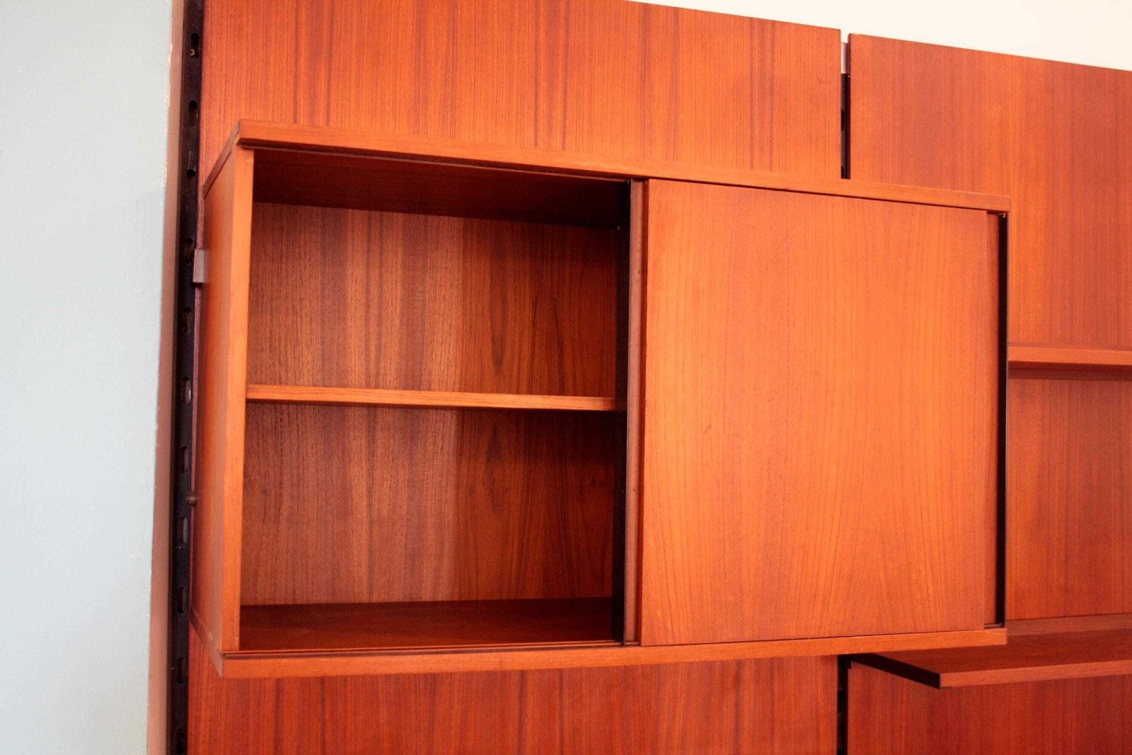 photo for sale Urio Modular Wall System By Ico And Luisa Parisi For Mim 1957, Two Module Bookcase, Italy, 1960s