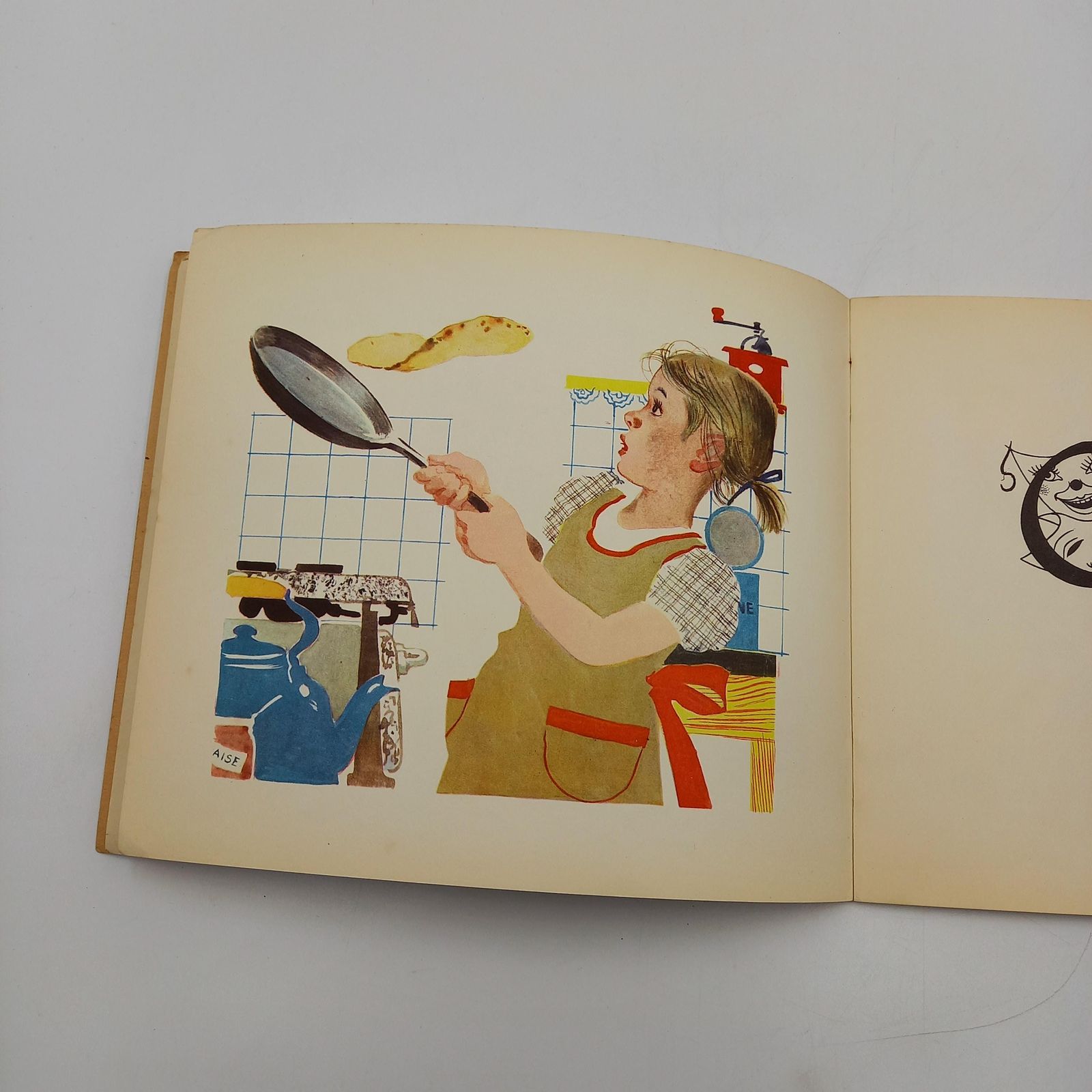 Calendrier Des Enfants   Vintage French Children's Calender Book Published By Ernest Flammarion, 1956. Beautifully Illustrated! Rare Book photo for sale