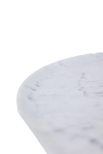 Pair Of Nesting Tables In Carrara Marble. Contemporary. photo vinterior