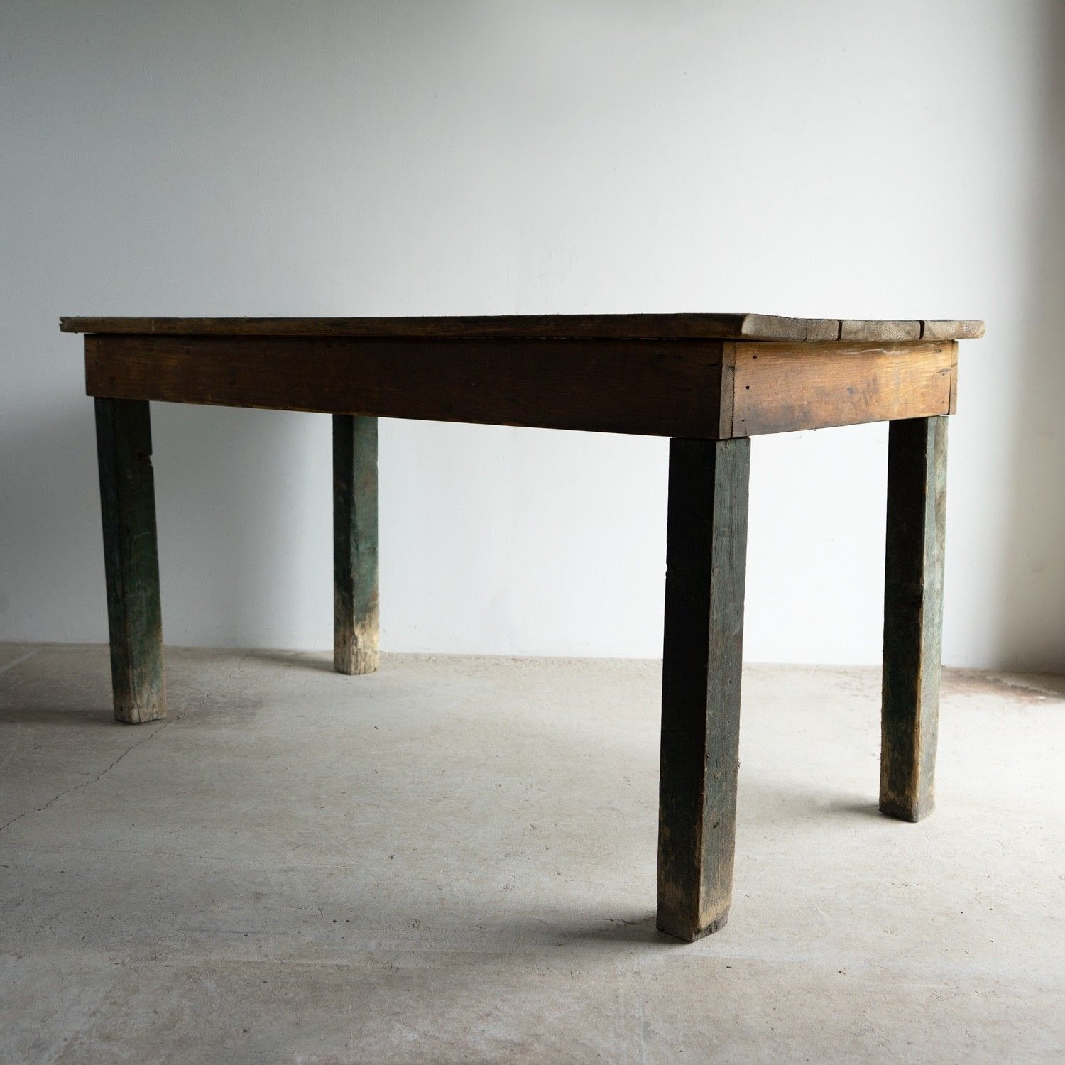 Antique Weathered Pine Mill Table/Dining Table, Northern British, 19th Century photo for sale