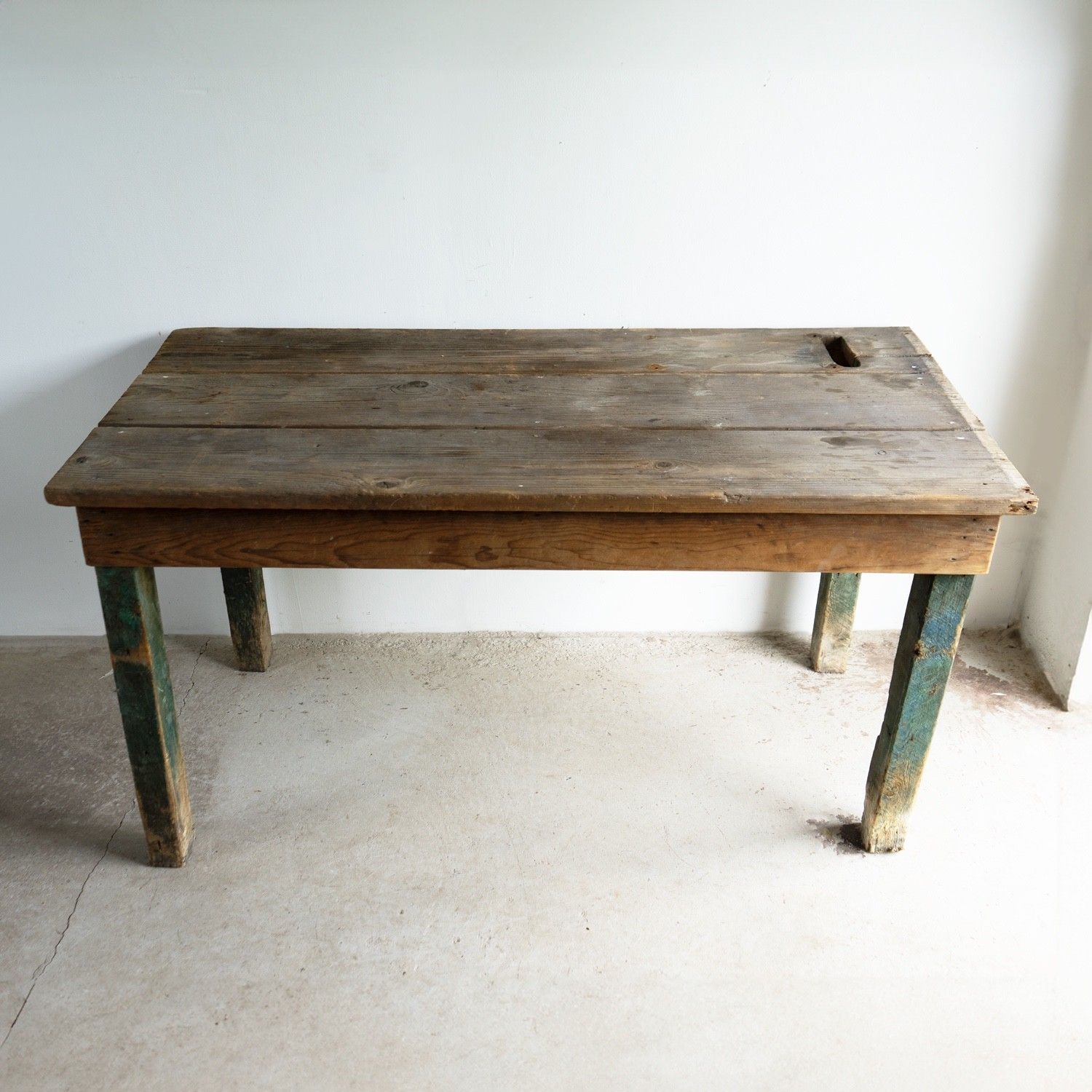 Antique Weathered Pine Mill Table/Dining Table, Northern British, 19th Century photo buy