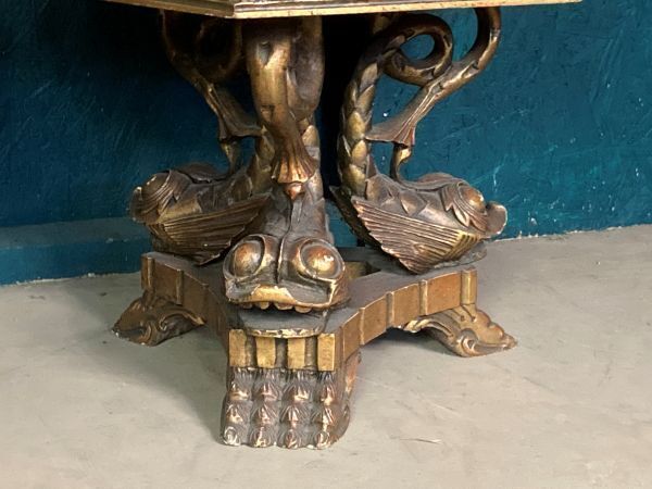 A Near Pair Of Antique Mythlogical Side Tables photo furniture