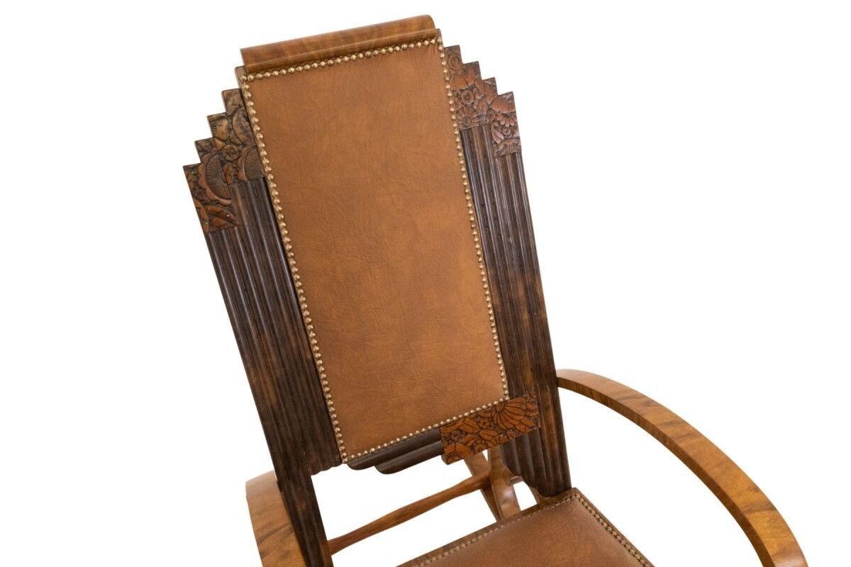A Pair Of Unique Rocking Chairs, Poland, Second Half Of The 20th Century. photo Furniture
