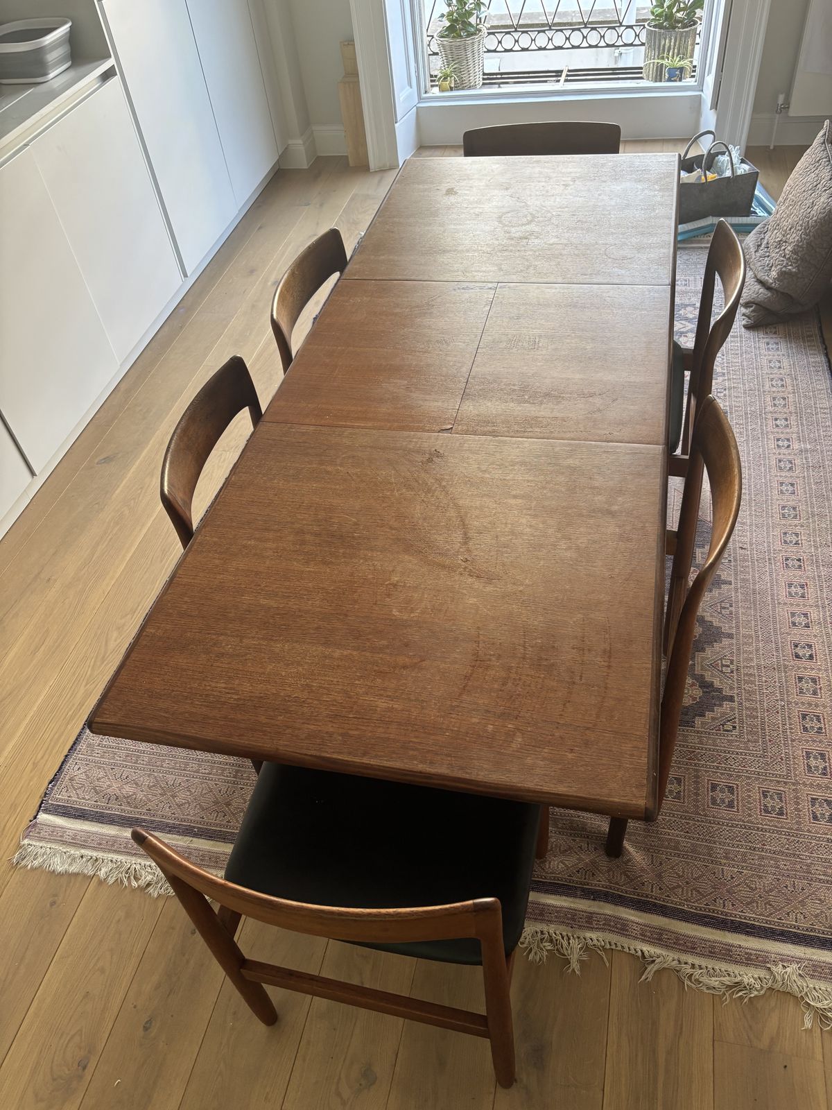 Mid Century Teak Dining Table And 6 Chairs By John Herbert For A. Younger Ltd
