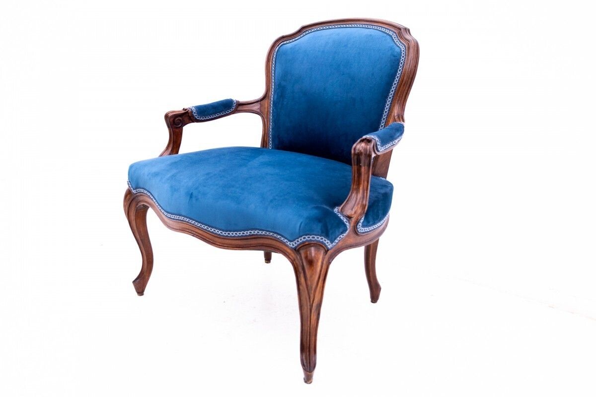Louis XVI Style Armchair, France, Ca. 1920 After Renovation. photo for sale