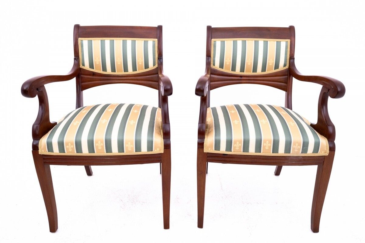 Armchairs, Northern Europe, Circa 1890. After Renovation. photo Furniture