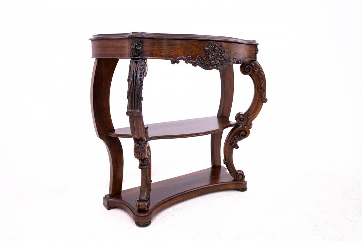 Rosewood Console, France, Circa 1890. After Renovation. photo Furniture