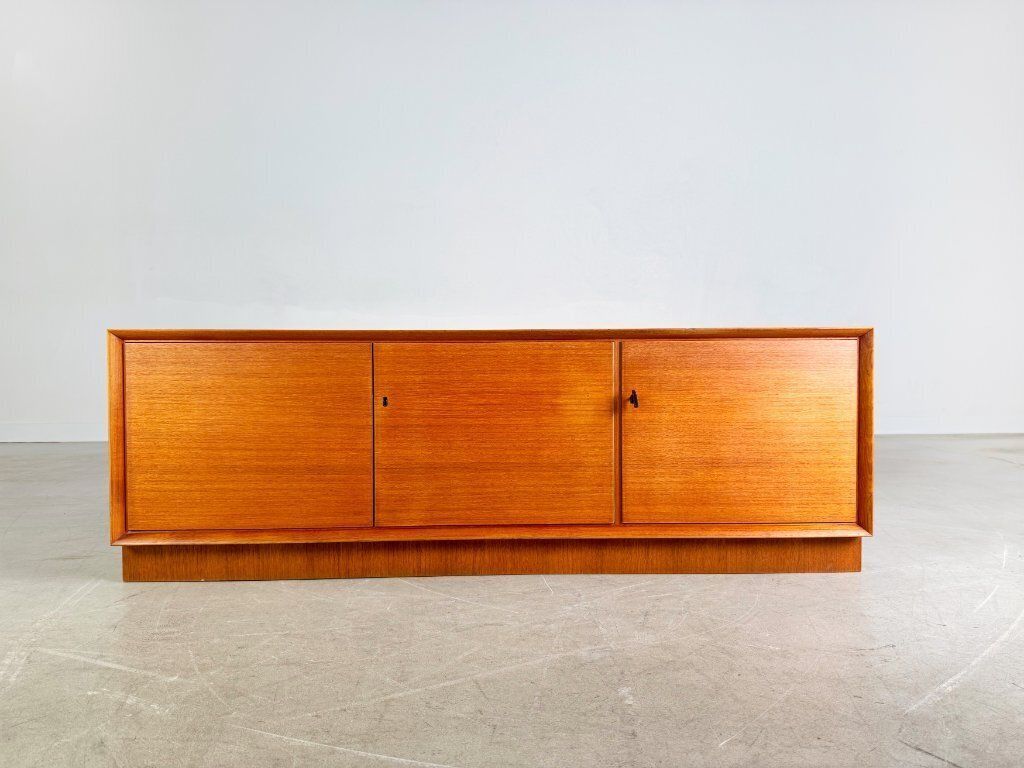 Original Wk Möbel Midcentury Sideboard Teak Lowboard Chest Of Drawers photo for sale