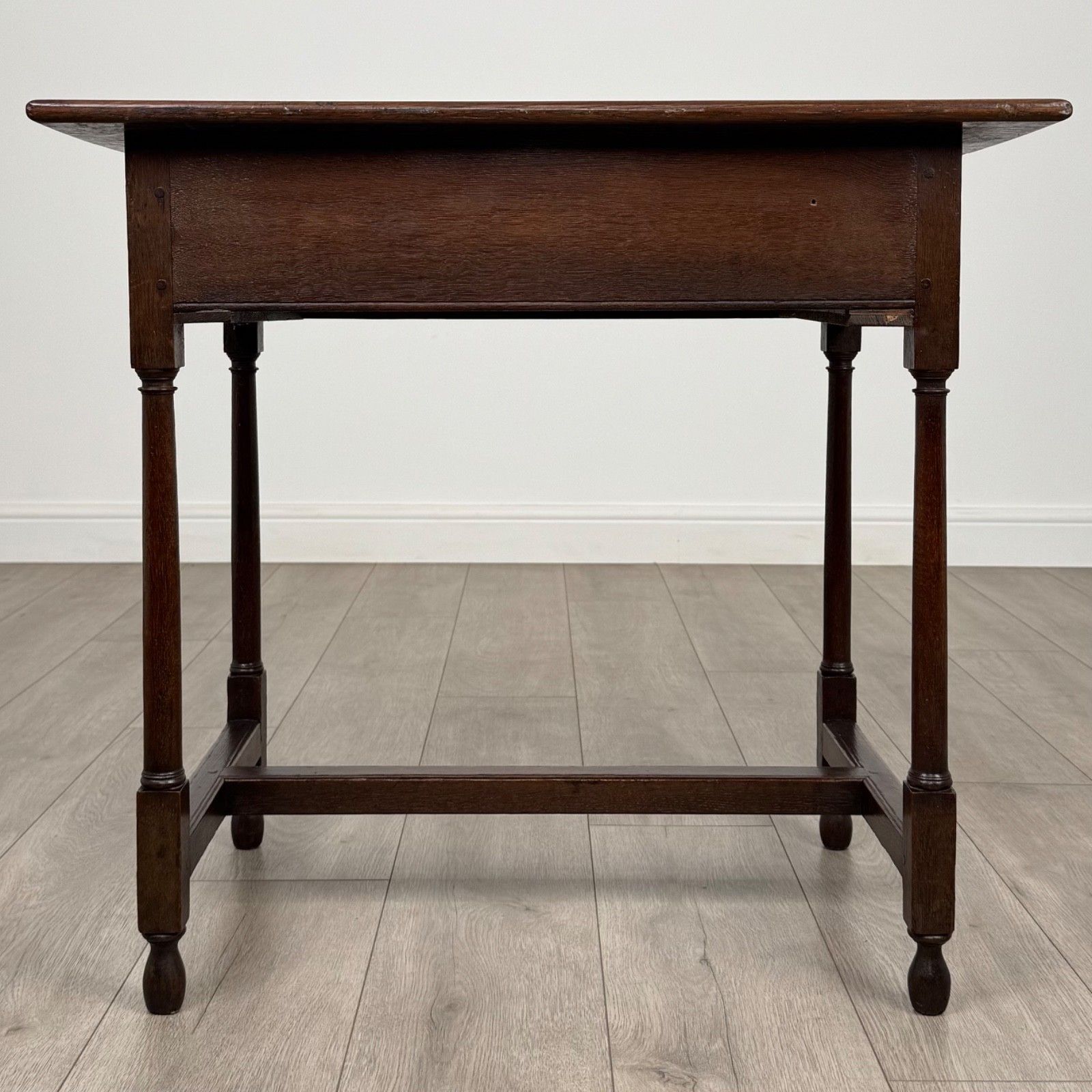 Antique 18th Century Good Quality Side Table In Oak photo 395.0