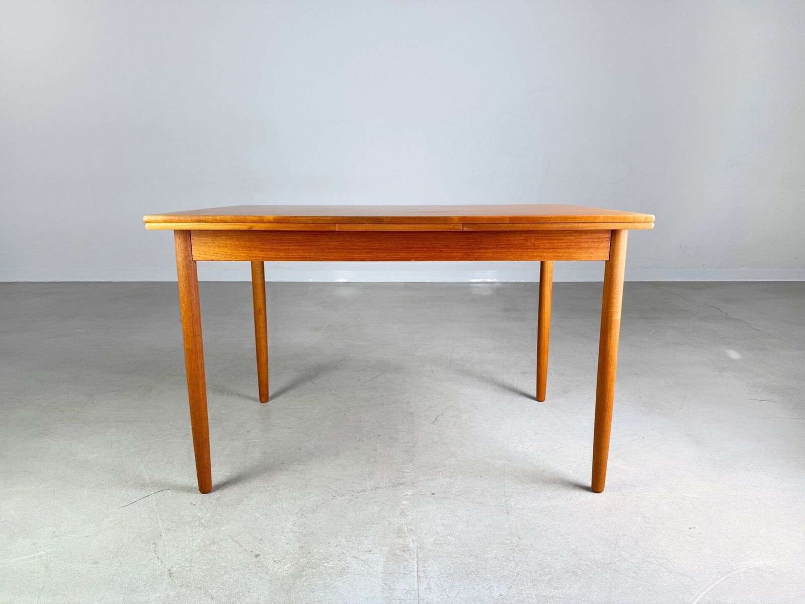 Mid   Century Dining Table Teak Extendable 1960s Vintage Table photo 750.0