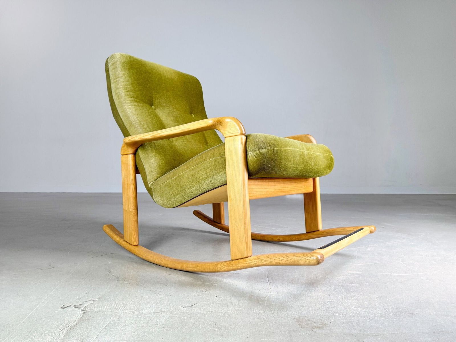 Original Walter Knoll Midcentury Rocking Chair Vintage 1960s