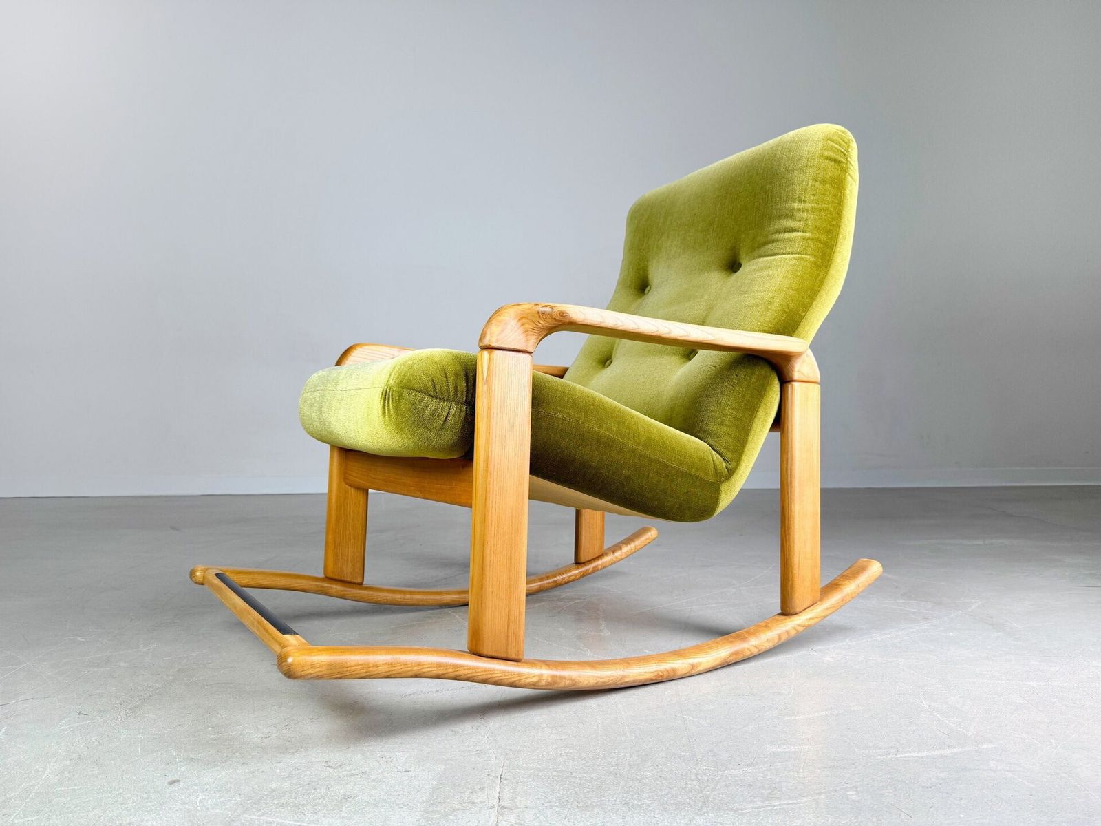 Original Walter Knoll Midcentury Rocking Chair Vintage 1960s photo 590.0