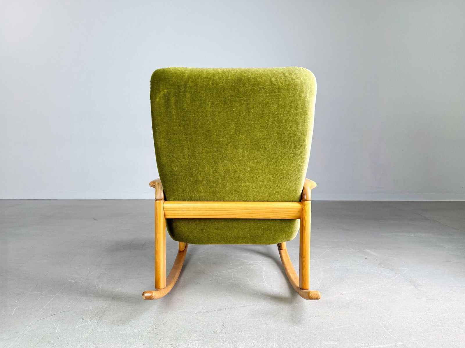Original Walter Knoll Midcentury Rocking Chair Vintage 1960s photo vinterior