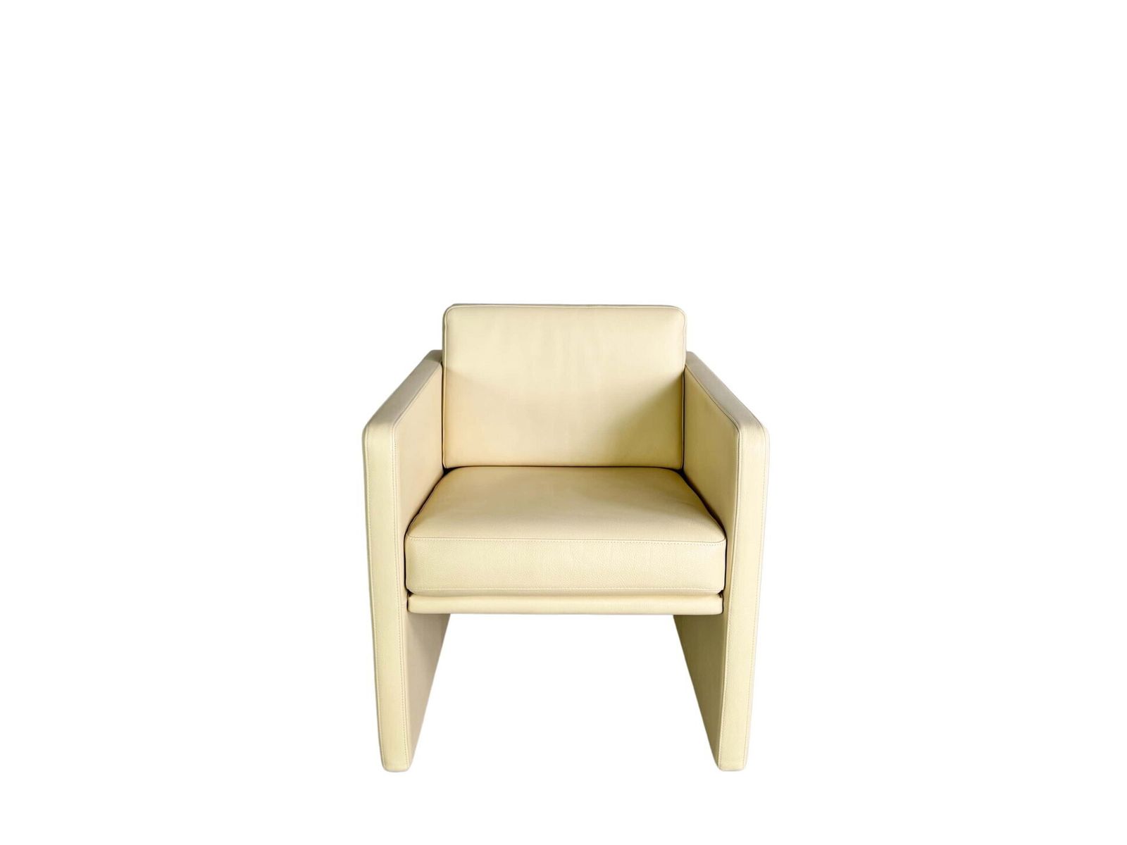 Original Rolf Benz Armchair Ego G Leather Beige Design Armchair