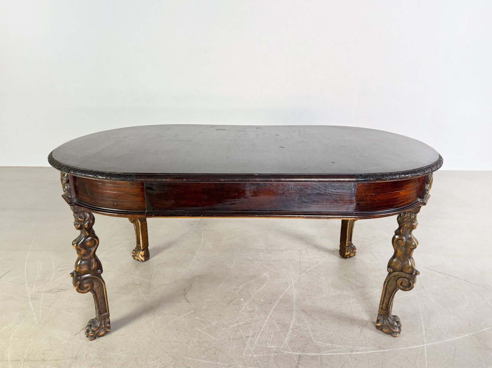 Original Neo Baroque Dining Table Wood Carving Antique Table photo furniture