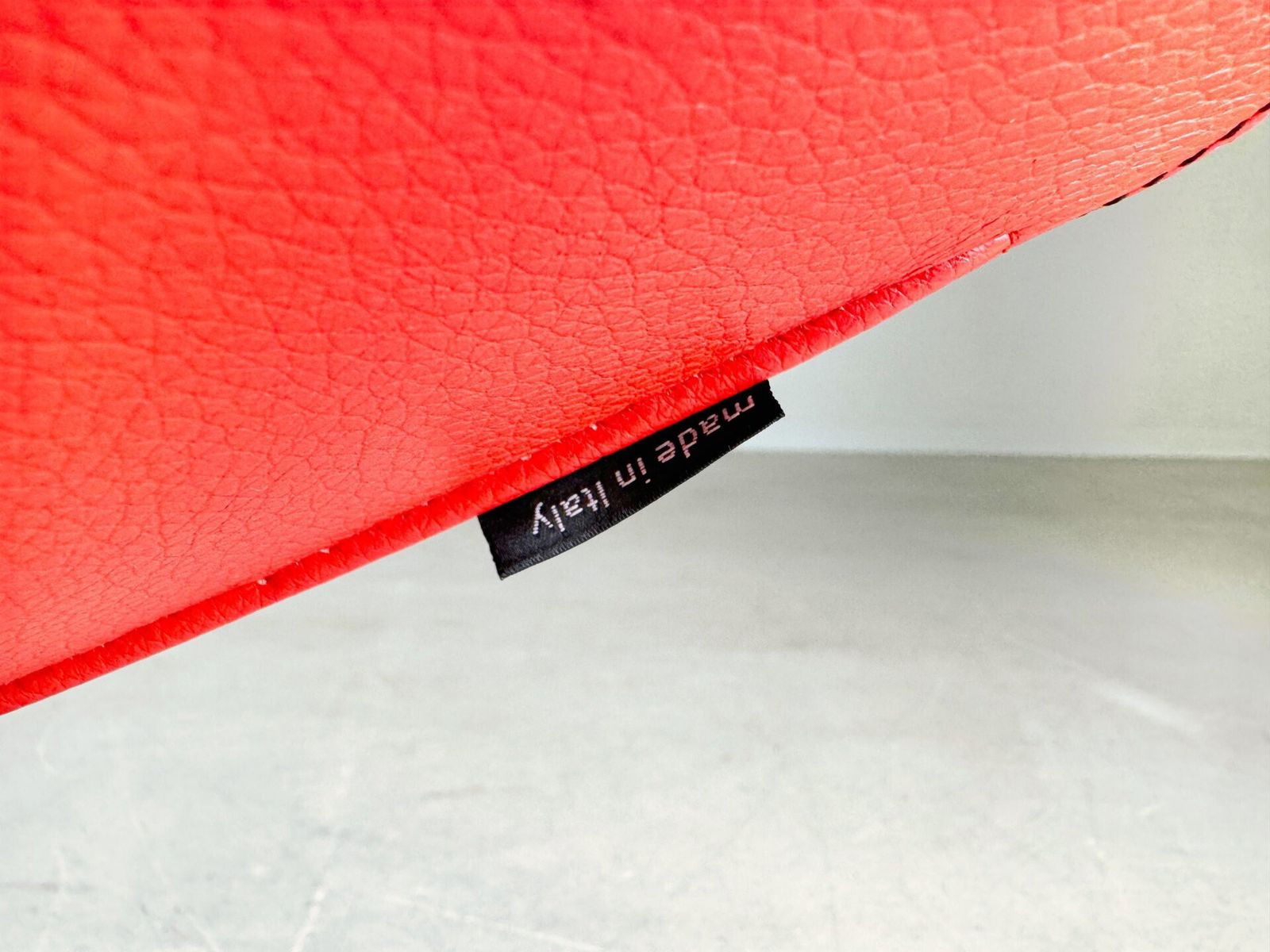Furniture Original Moroso Armchair Leather Red Patricia Urquiola Swivel photo