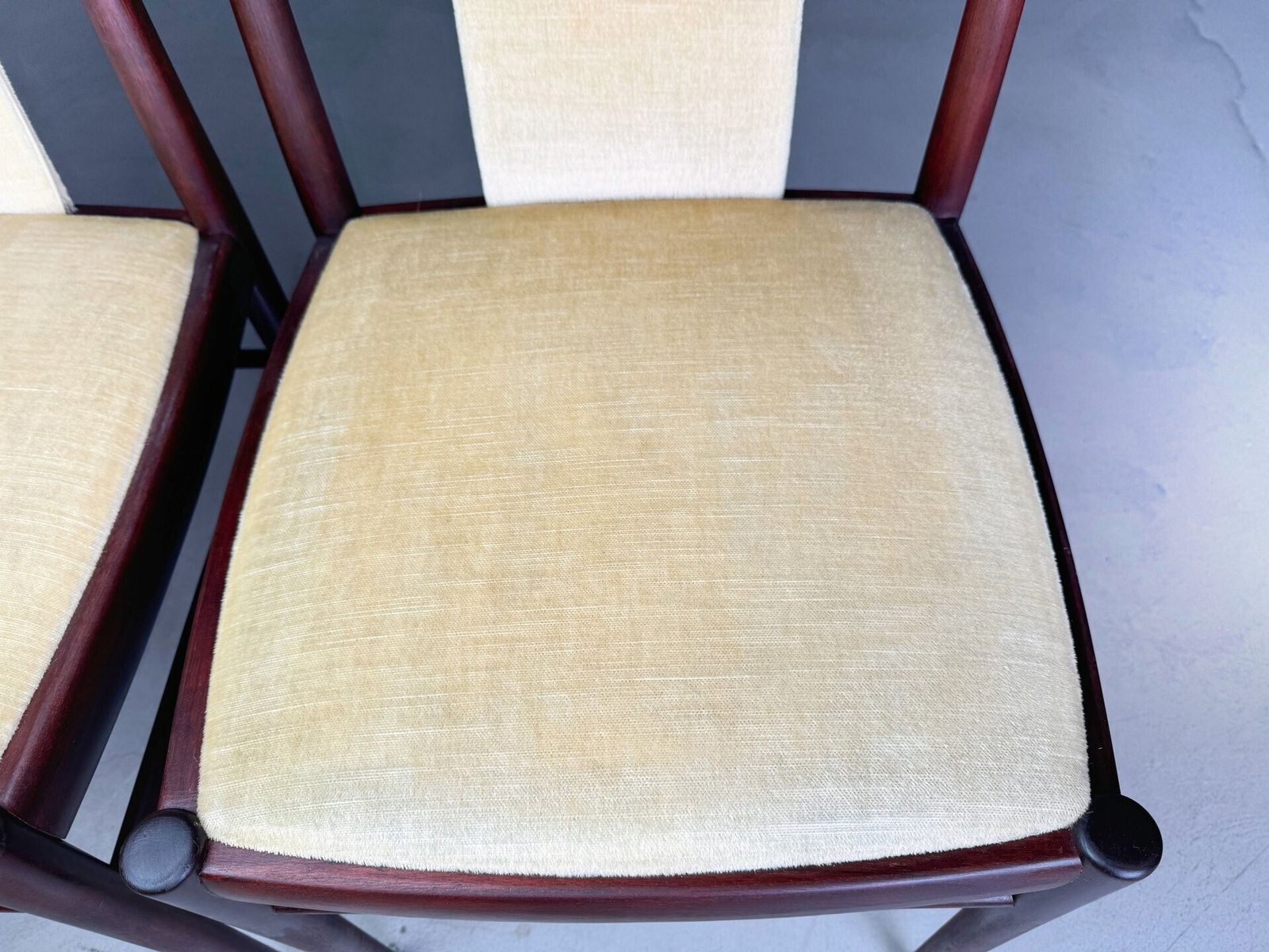 Set Of 6 Original Vintage Mid   Century Chairs Benze 1960s photo vinterior
